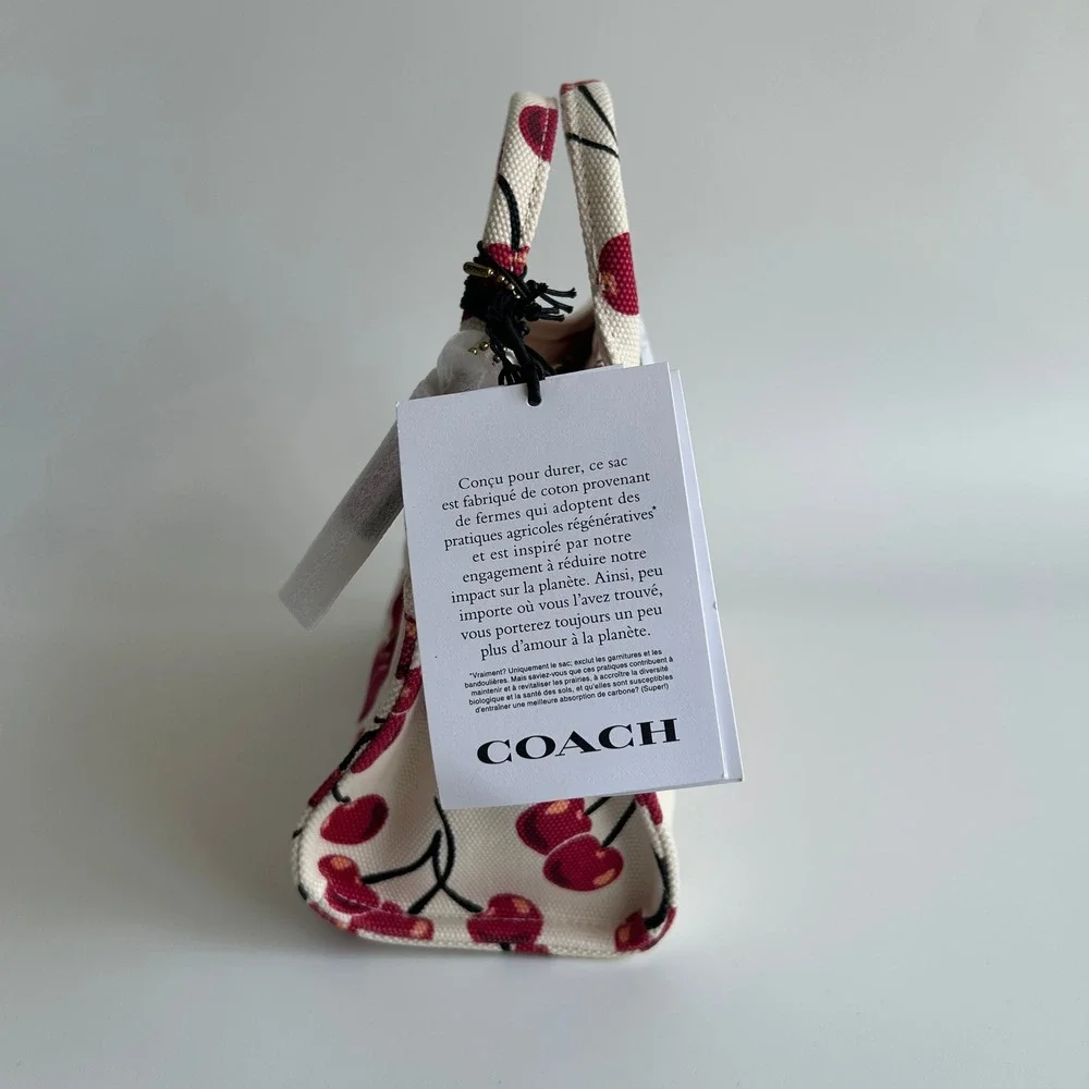 Coach Cargo Tote 20 Chalk Multi Canvas Bag CCH32